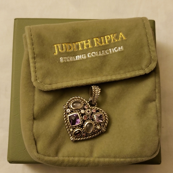 Judith Ripka Amethyst Enhancer Pendant - Picture 6 of 6